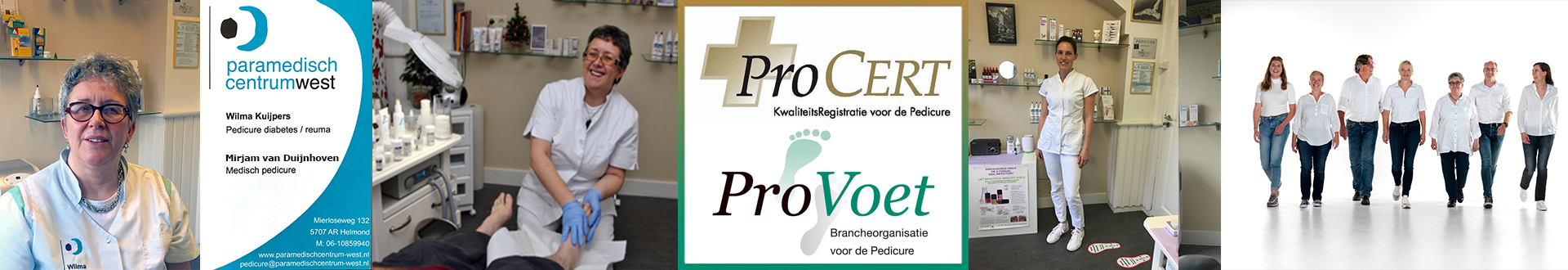 banner van pedicure Wilma behandeling